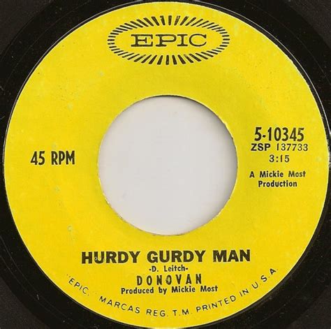 Donovan - Hurdy Gurdy Man (1968, Vinyl) | Discogs