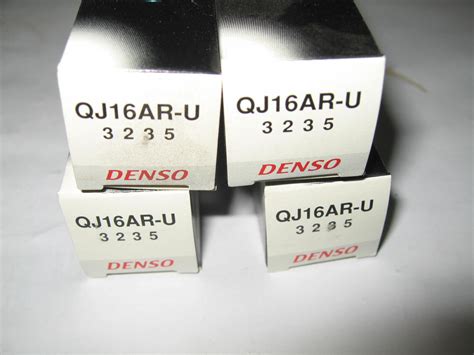 Denso 3235 QJ16AR U Nickel U Groove Spark Plug New Old Stock Pack Of