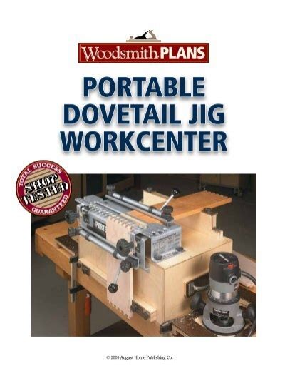 Portable Dovetail Jig Workcenter Woodsmith Shop