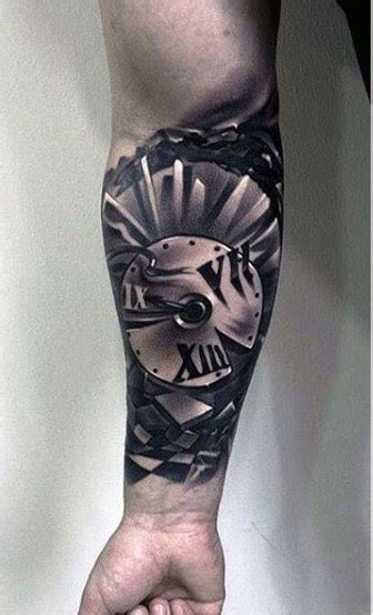 Top 80 Most Symbolic Clock Tattoos 2020 Inspiration Guide