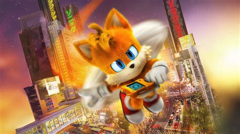 Colleen O Shaughnessey As Tails In Sonic The Hedgehog 3 Movie Wallpaper ...