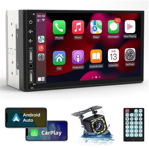 Buy Double Din Car Stereo Compatible With Apple Carplayandandroid Auto