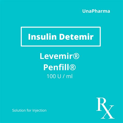 Levemir Penfill Insulin Detemir U Ml Solution For Injection Ml