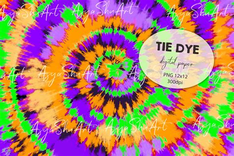 Abstract Halloween Tie Dye Graphic By Asya Sh Creative Fabrica