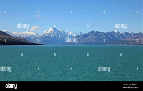 On Pukaki Lake - New Zealand Stock Photo - Alamy