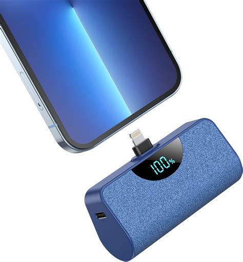 Small Power Bank For Iphone 5200mah Lcd Display High Speed Charging