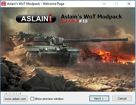 Aslain's WoT Modpack [1.27.1.0] - WoT mods