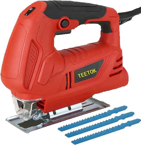 Electric Jigsaw 500W Compact Corded Cutting Saw With 6 Variable Speeds