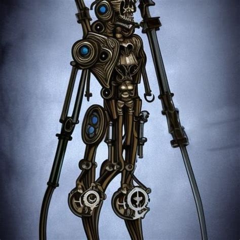 The Grim Reaper Clockwork Body Steampunk Body Mechanical Body