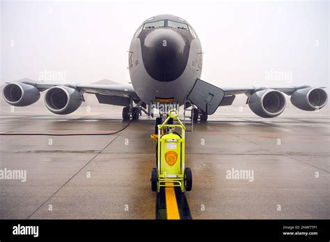 A KC 135 Stratotanker From The 127th Air Refueling Group Selfridge Air