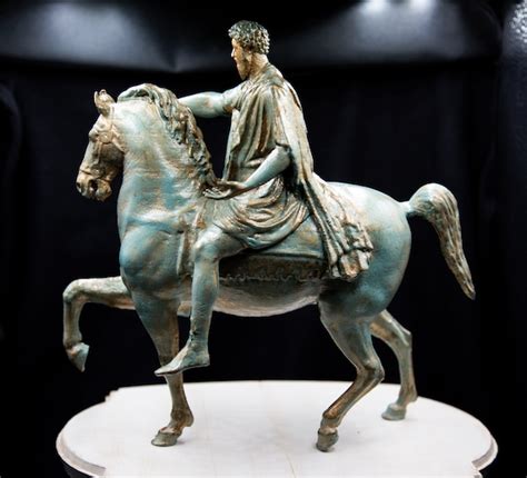 Equestrian Bronze Portrait Of Marcus Aurelius