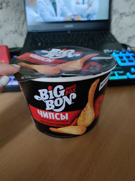 Чипсы картофельные Big Bon (Биг Бон) snack box чипсы из натурального ...