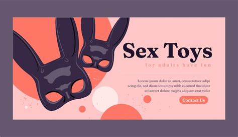 Free Vector Flat Design Sex Toys Banner