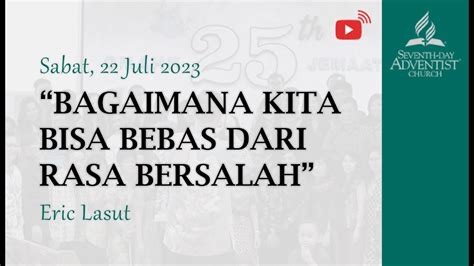 Ibadah Sabat Jemaat Dhi Juli Gmahk Dhi Youtube