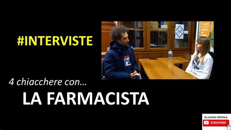 4 Chiacchiere Con LA FARMACISTA YouTube