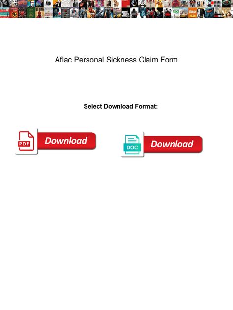 Fillable Online Aflac Personal Sickness Claim Form Aflac Personal Sickness Claim Form Chase Fax