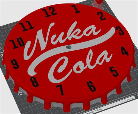 Nuka Cola Bottle Cap Clock By Faran D Makerworld