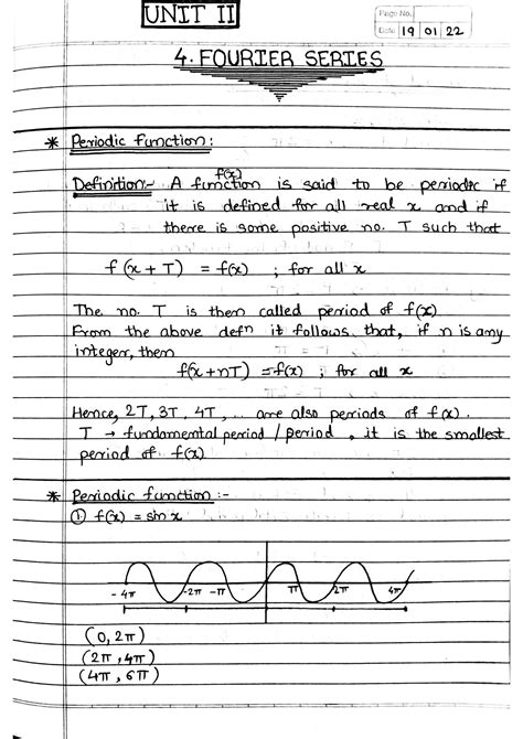 SOLUTION Fourier Series 1 Engg M1 Studypool