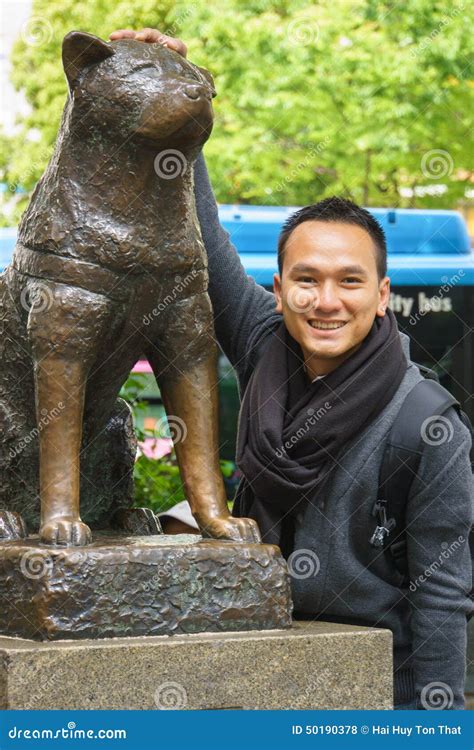 Statue Of Hachiko Shinjuku Tokyo Japan Stock Photo Image Of