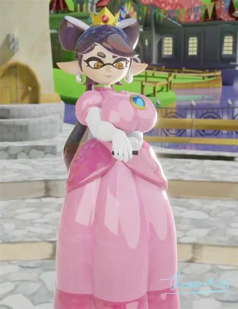 Mario Series Callie Splatoon Girls Animated Lewd Ninja