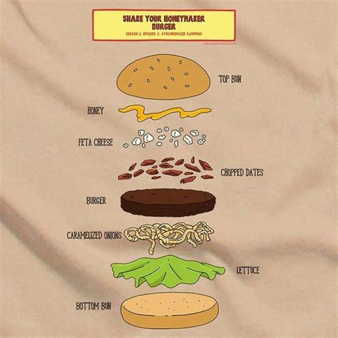 Bob’s Burgers Recipe T-Shirts