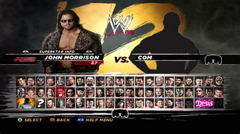 WWE 12 ALL UNLOCKABLE SUPERSTARS UNLOCKED YouTube