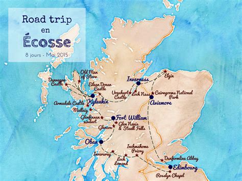 Road Trip Cosse Scotland Voyage Edimbourg Edinburgh Ecosse Road