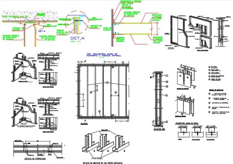 Partition Wall Details Dwg