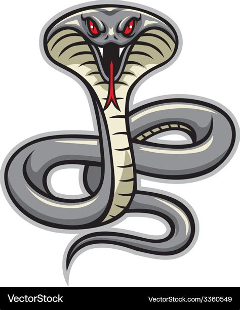 Cobra Snake Mascot Royalty Free Vector Image VectorStock