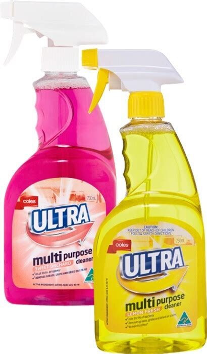 Coles Ultra Multipurpose Cleaner 750mL Offer At Coles