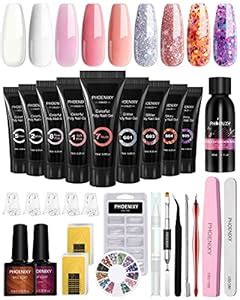 Poly Nagelgel Kit Phoenixy Farben Poly Nail Extension Set Nagel