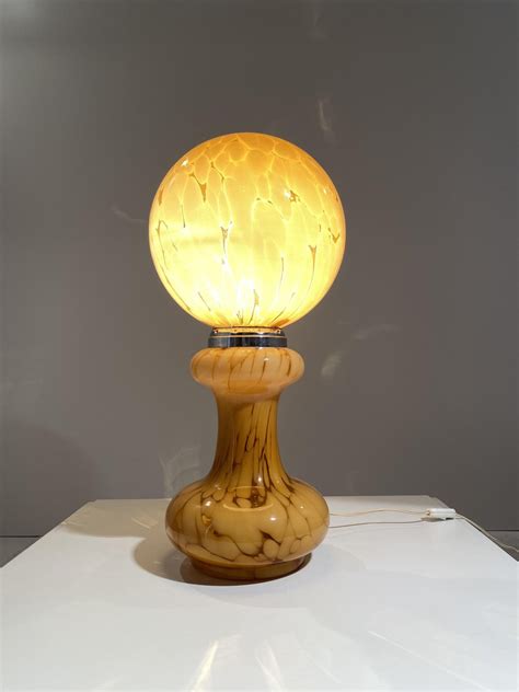 Gelbe Murano Glas Lampe von Carlo Nason für Mazzega 1960er bei Pamono