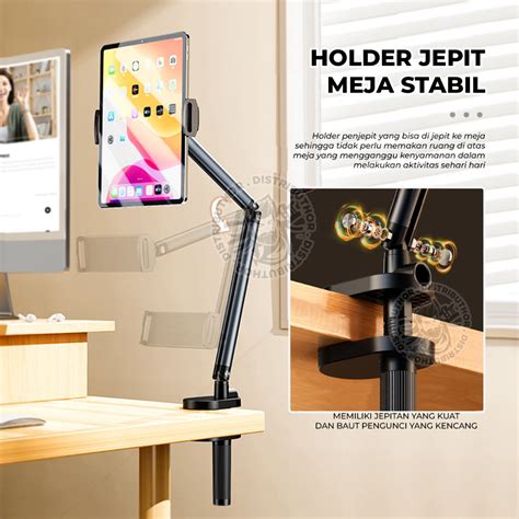 Jual Holder Hp Besi Jopree Ct Phone Stand Handphone Jepit Meja