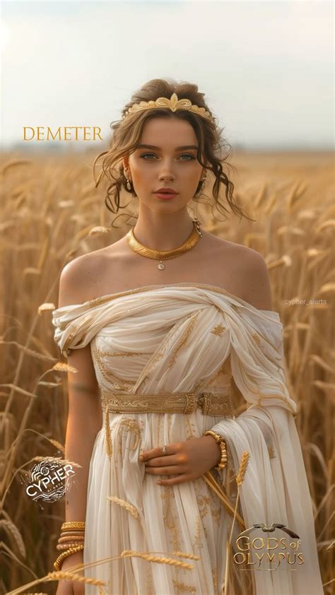 Demeter Goddess Of Agriculture Gods Of Olympus Goddess Of
