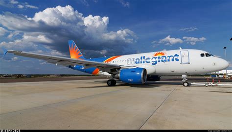 N317nv Airbus A319 111 Allegiant Air Dalton Hoch Jetphotos