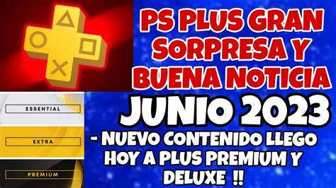 PS PLUS EN JUNIO GRAN SORPRESA Y NUEVO CONTENIDO LLEGO HOY A PLUS