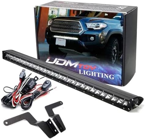 Amazon Ijdmtoy Behind Grille Inch Led Light Bar Kit Compatible