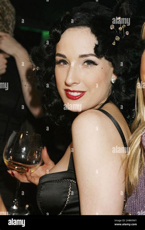 Dita Von Teese At Her Erotica 2007 Aftershow Party At Movida Nightclub