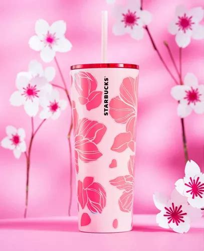 Vaso Starbucks Pink Cherry Blossom Rosa Acero Venti Mercadolibre