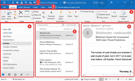 Outlook Display Options