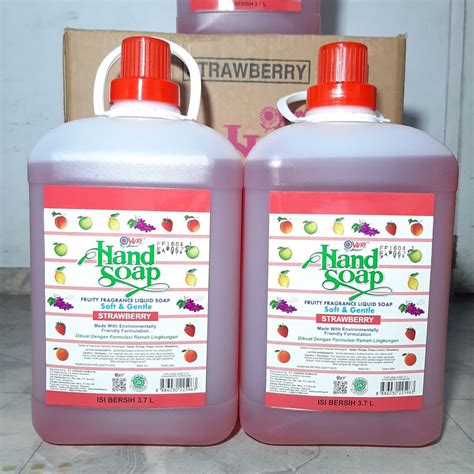 Jual Yuri Hand Soap Galon Liter Sabun Cuci Tangan Strawberry