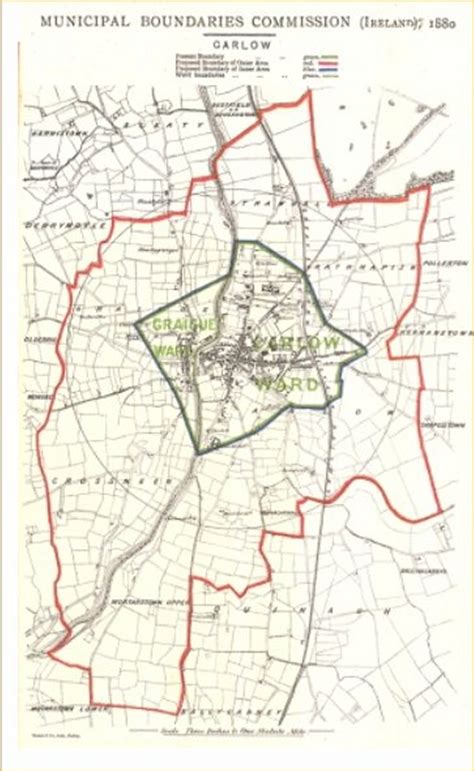 A Collection Of Maps And Drawings Of County Carlow