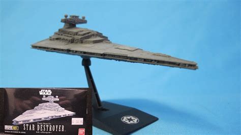 Bandai Star Wars Mini Vehicle 001 Star Destroyer Review YouTube