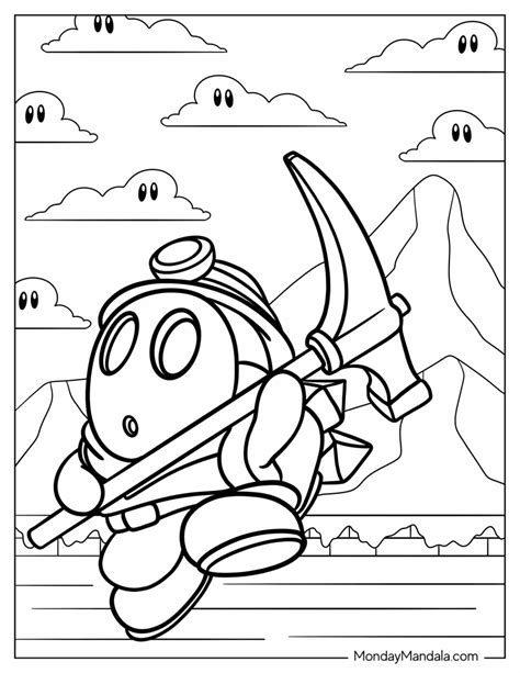 20 Shy Guy Coloring Pages Free Pdf Printables Artofit