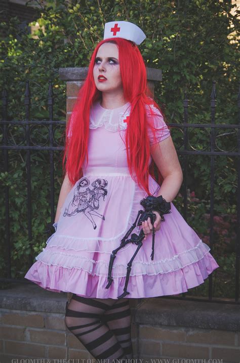 Baby Pink Maid Outfit with Sheer Apron — Gloomth