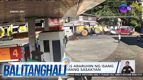 Sugatan Matapos Araruhin Ng Isang Payloader Ang Limang Sasakyan