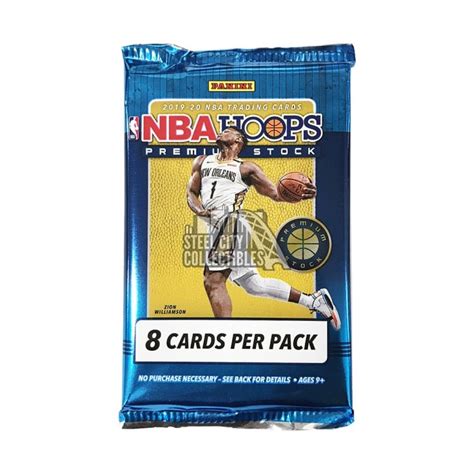 2019 20 Panini NBA Hoops Premium Stock Basketball Mega Pack Steel