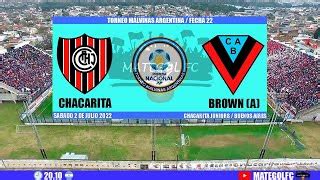 Chacarita Jrs Vs Brown De Adrogue Fecha Primera Nacional En