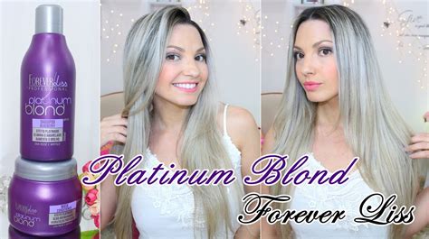 Aplicação Linha Platinum Blond Forever Liss Por Bia Munstein Youtube