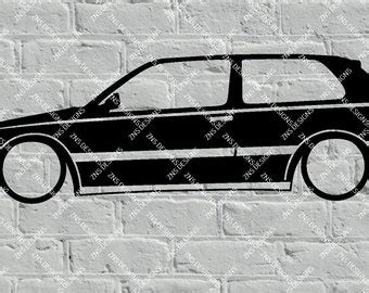 Vw Caddy Mk Dxf Svg Vector File For Laser Cut Print Vinyl Etsy Uk